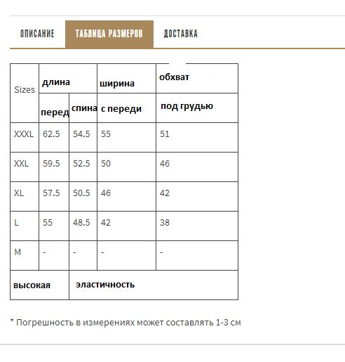 Размер доставка